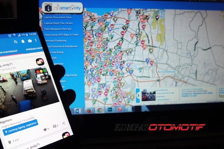 Aplikasi pengaduan masyarakat ke Pemprov DKI Jakarta, Qlue, sudah terintegrasi dengan situs smartcity.jakarta.go.id.