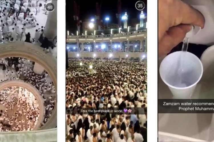 Snapchat Live dari Mekah