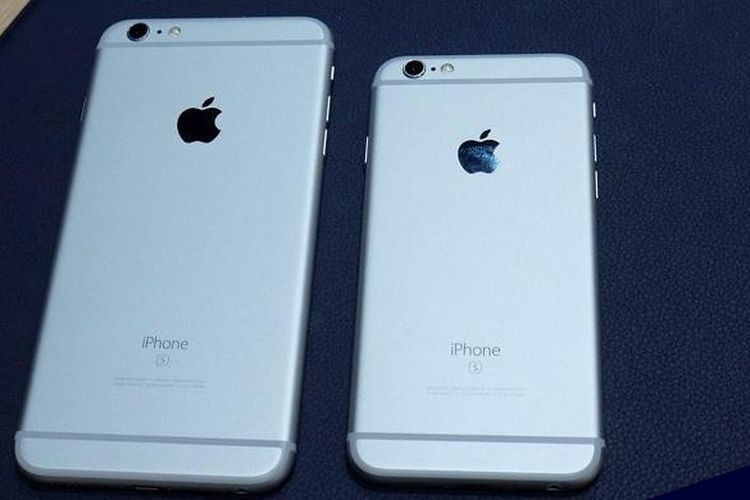 iPhone 6S dan 6S Plus terlihat sangat mirip ketika dijajarkan