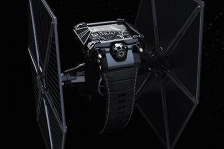 Jam tangan Star Wars Devon mengambil inspirasi dari pesawat Tie Fighter kendaraan Darth Vader