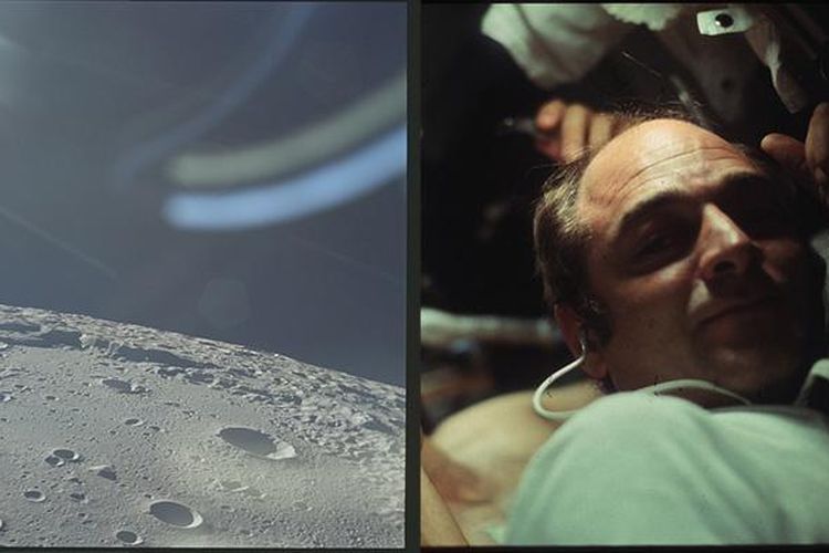 Foto dari misi roket Apollo yang diterbangkan NASA untuk menjelajah Bulan