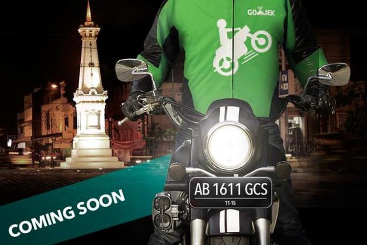 Teaser peluncuran layanan GoJek di Yogyakarta yang disebar lewat akun Twitter resmi Go-Jek Indonesia, Senin (9/11/2015).