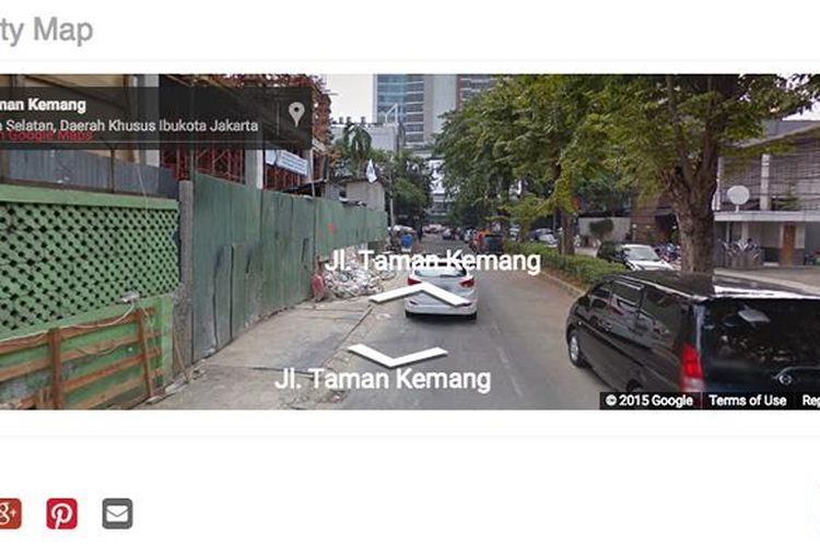 Fasilitas Google Streetview di situs Rukamen
