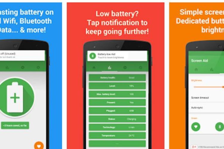Screenshot aplikasi Green Battery Saver & Manager