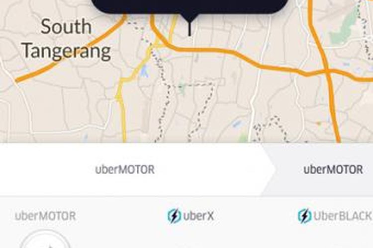 Aplikasi Uber Motor