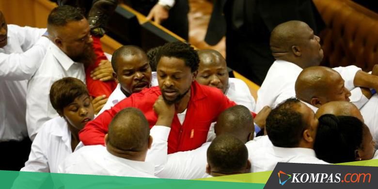 Anggota Parlemen Afsel Baku Hantam Jelang Pidato Presiden