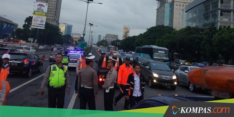 "Contraflow" Cawang-Semanggi Berlangsung Hingga 09.00 WIB