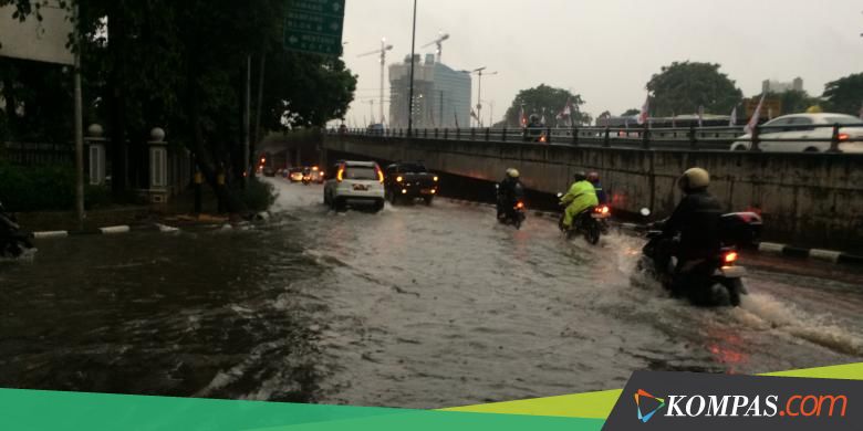 Hujan Deras, 54 Titik di Jakarta Terendam Banjir