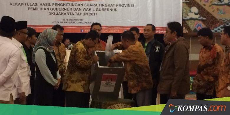 Ini Hasil Rekapitulasi Suara Tingkat Provinsi Pilkada DKI Jakarta 2017