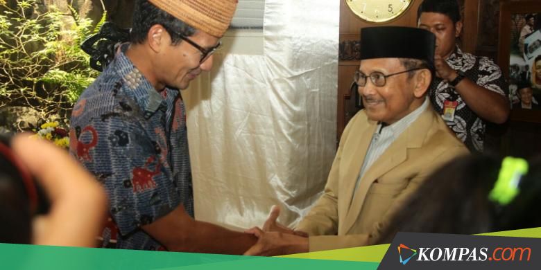 Ini Pesan Habibie untuk Sandiaga Uno