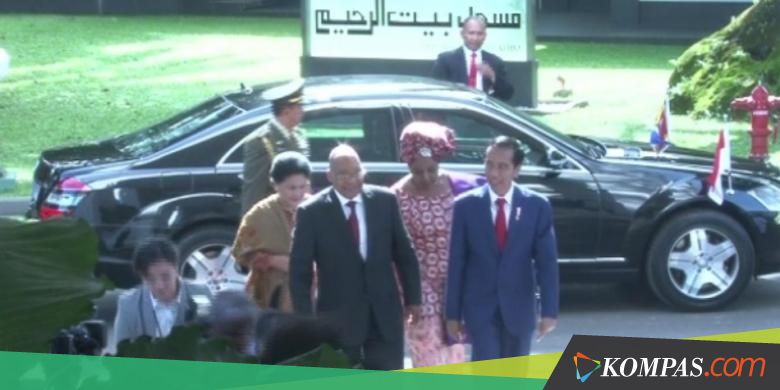 Dari Rumah Megawati, Presiden Afrika Selatan Temui Jokowi di Istana