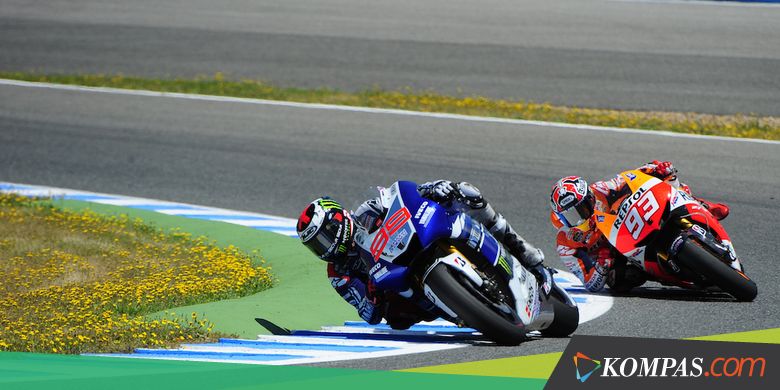 GP Spanyol, Duel hingga Tikungan Terakhir Sirkuit Jerez (1)