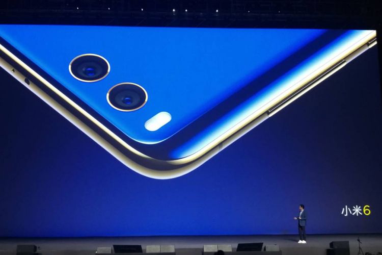 Xiaomi Mi 6 menggunakan kamera ganda di bagian belakangnya