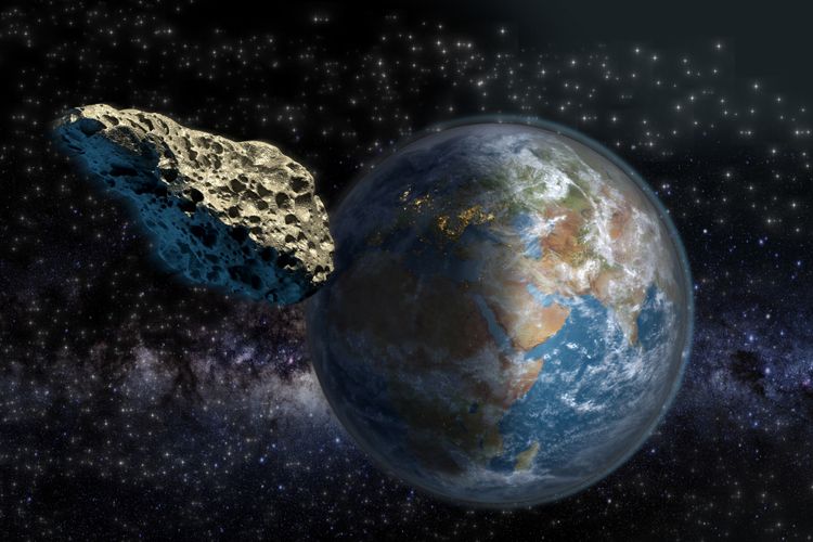 Ilustrasi asteroid