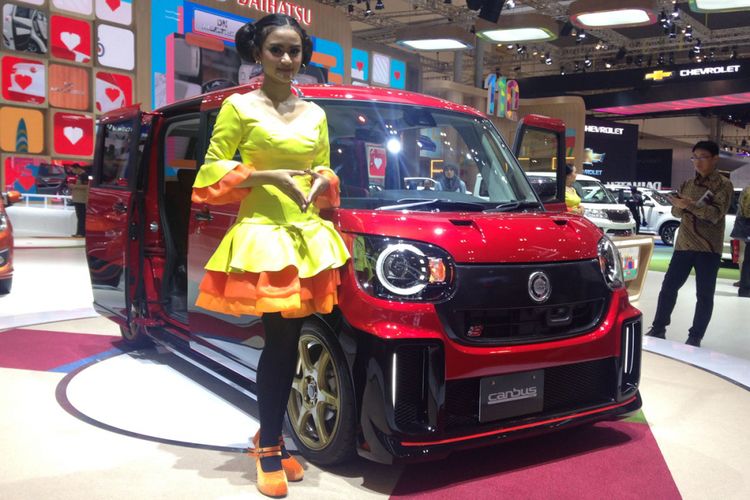 Daihatsu Move Canbus Sporza di GIIAS 2017.(Ghulam/KompasOtomotif)