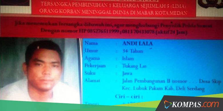 Dendam karena Sabu di Balik Pembunuhan Satu Keluarga di Medan