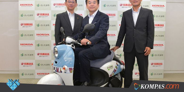 Demi Motor Listrik, Honda dan Yamaha "Bergandengan"