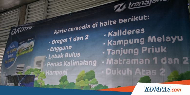 10 Halte Transjakarta Ini Layani Pembelian Kartu OK Otrip