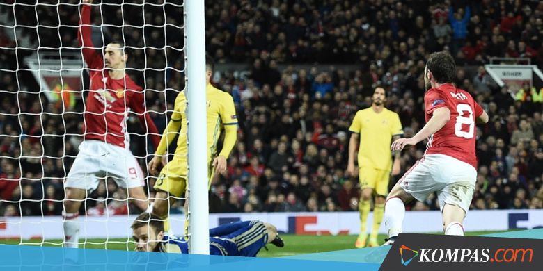 Gol Tunggal Juan Mata Iringi Man United ke Perempat Final