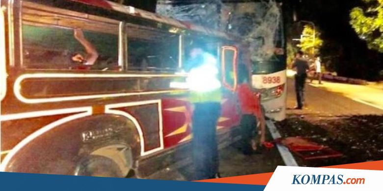 Bus Peziarah Katolik Tabrakan di Filipina, 20 Orang Tewas
