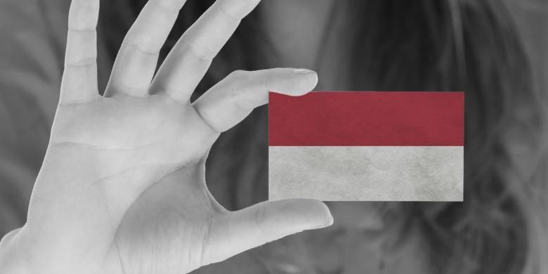 Ilustrasi bendera Indonesia