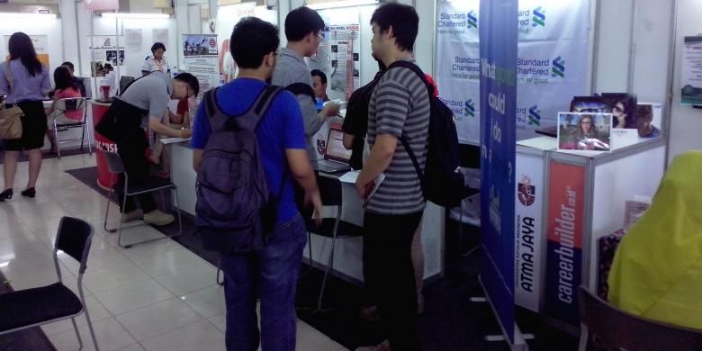 Foto ilustrasi mahasiswa pencari kerja.