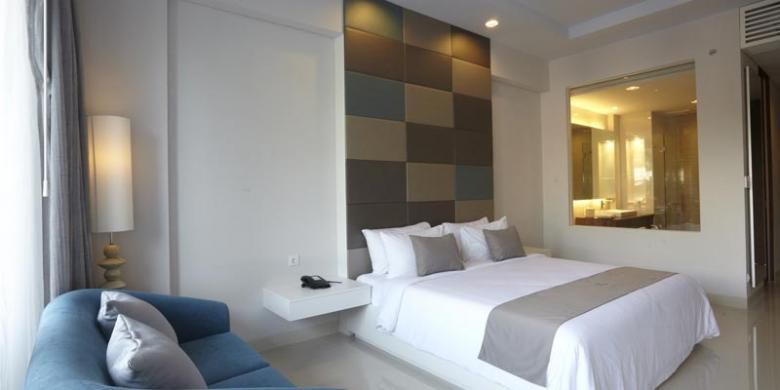 Salah satu kamar di R Hotel Rancamaya di Bogor, Jawa Barat.(ARSIP R HOTEL RANCAMAYA)