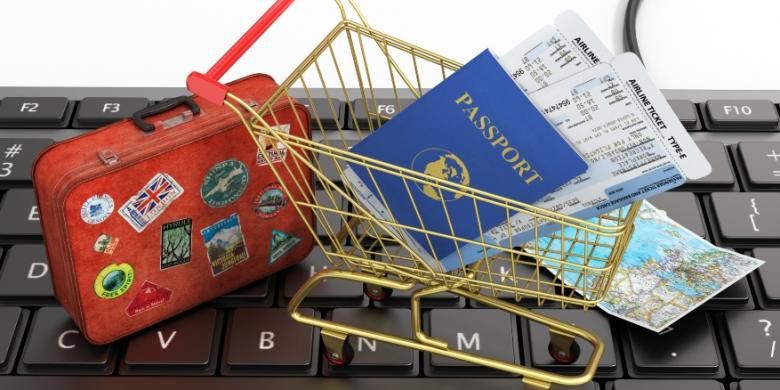 Pemesanan paket wisata dan tiket pesawat secara online.