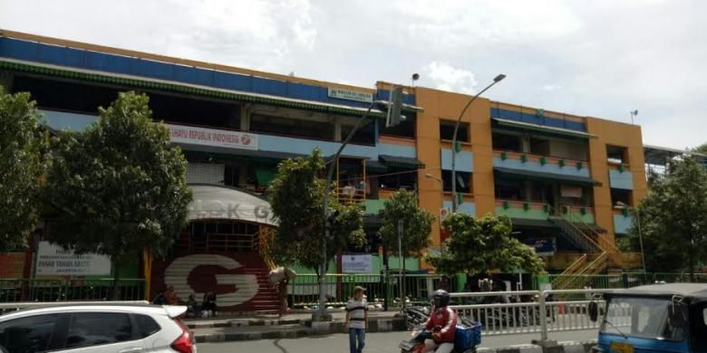 Pasar Blok G, Tanah Abang, Jakarta Pusat pada Senin (23/1/2017).