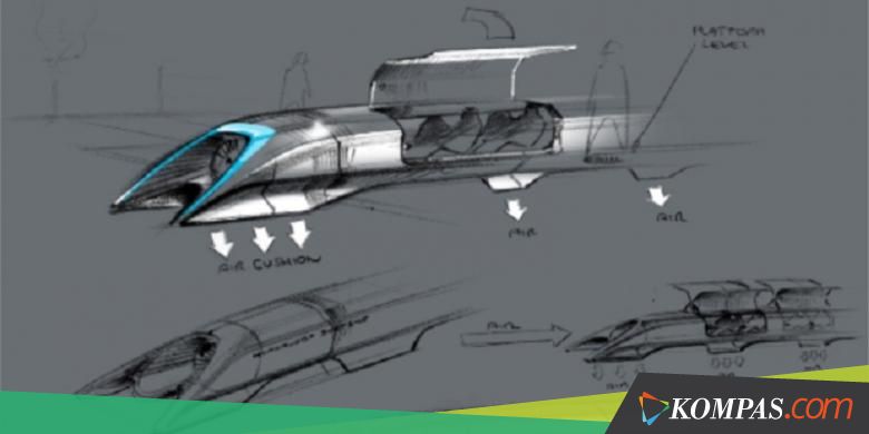 Mengenal Kereta Hyperloop, Bagaimana Bisa Bergerak Setara Kecepatan Suara?