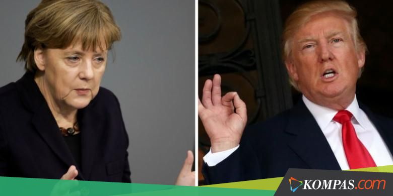 Akhirnya, Trump Bertemu Merkel di Gedung Putih