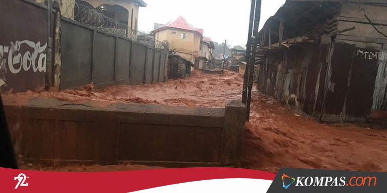 Banjir Lumpur di Freetown Dikhawatirkan Bisa Menewaskan 1.000 Orang