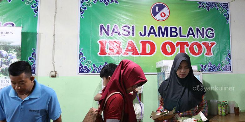 Nasi Jamblang Ibad Otoy Cirebon.