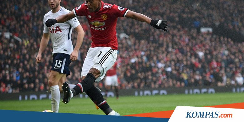 Hasil Liga Inggris, Gol Martial Antar Man United Taklukkan Tottenham