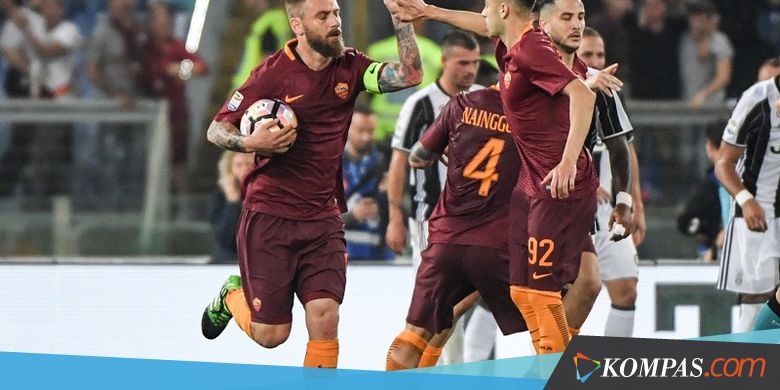 "Tunda Pesta Juara Juventus, AS Roma Tak Pernah Menyerah"