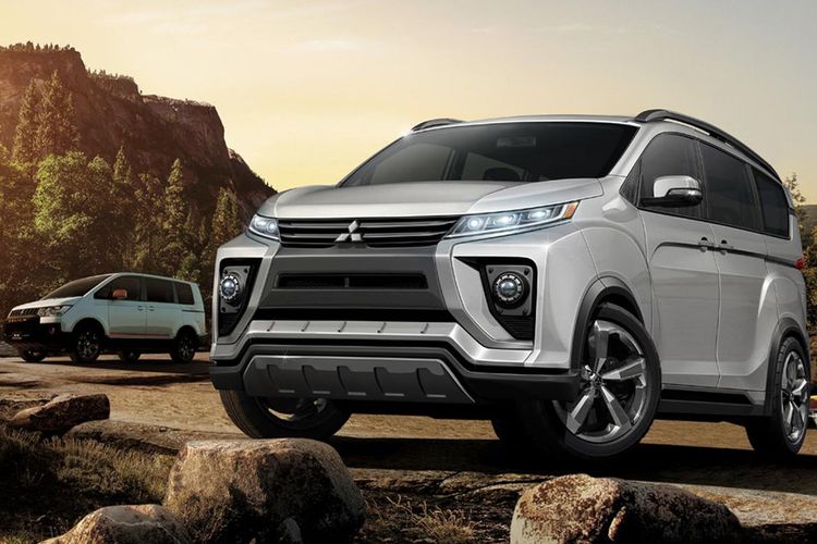 Rendering Mitsubishi Delica.