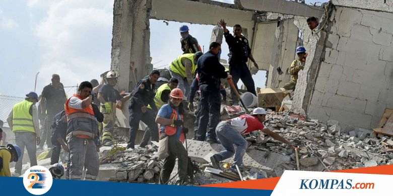 Sudah 224 Orang Tewas dalam Bencana Gempa di Meksiko