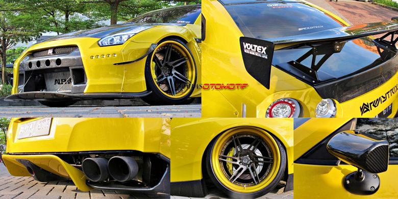 Nissan GTR asal Solo di ajang Black Auto Battle 2017