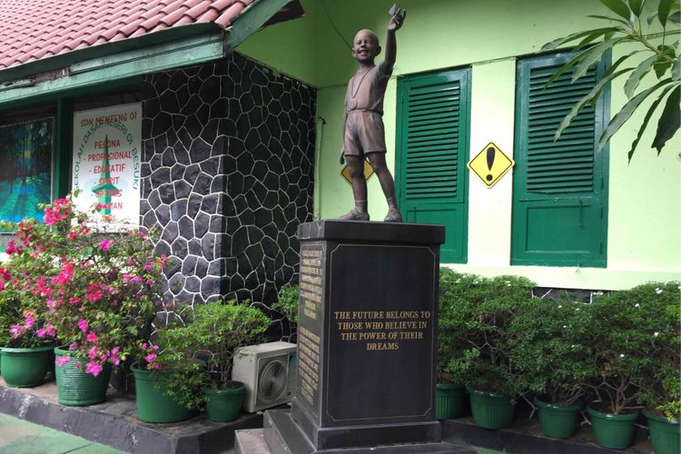 Suasana SDN Menteng 01, Jakarta Pusat, tempat mantan Presiden AS Barack Obama bersekolah dahulu. Foto diambil pada Jumat (30/6/2017) siang.