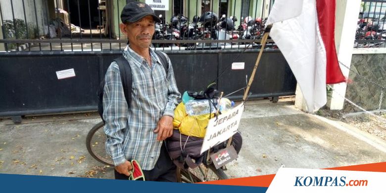 Demi Bertemu Menkes, Petani Asal Jepara Bersepeda ke Jakarta