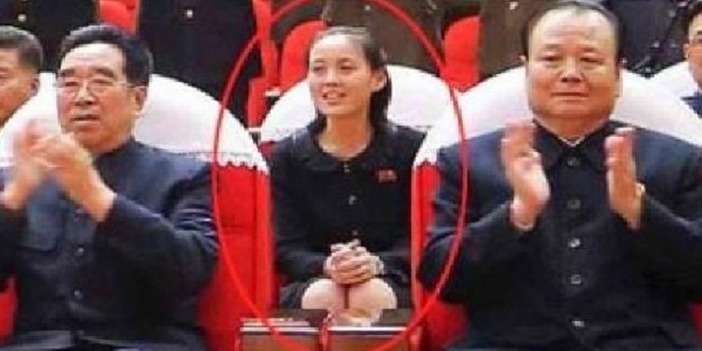 Kim Yo Jong tampak menghadiri kongres Partai Pekerja yang berkuasa di Korea Utara pada 2016.