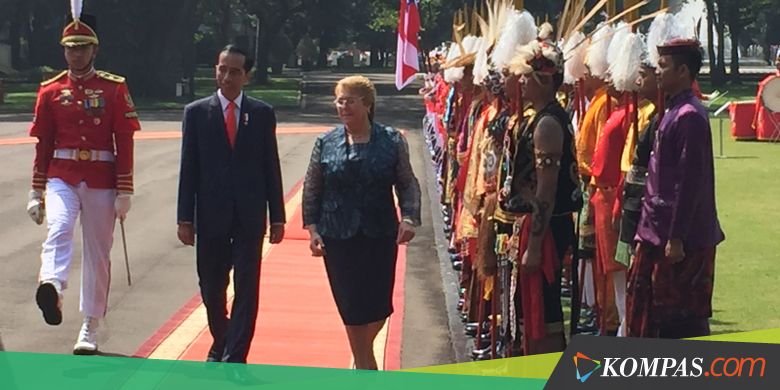 Jokowi Sambut Presiden Chili di Istana