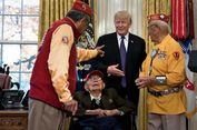 Trump Ucapkan Kalimat Rasis di Hadapan Veteran Perang Indian