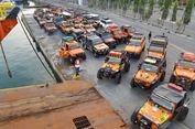 Puluhan Kendaraan 'Off-road' IOX 2017 Sudah Tiba di Kendari