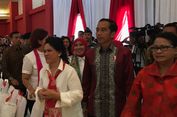 Jokowi Disambut Meriah oleh Para Siswa SD di JI Expo
