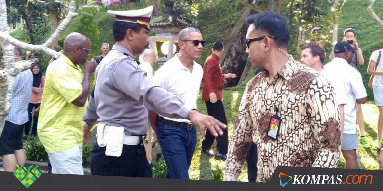 Di Pura Gunung Kawi, Obama Menawar Suvenir Pakai Bahasa Indonesia
