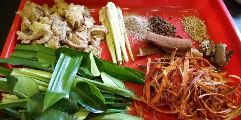 Racikan rempah untuk bir pletok khas betawi