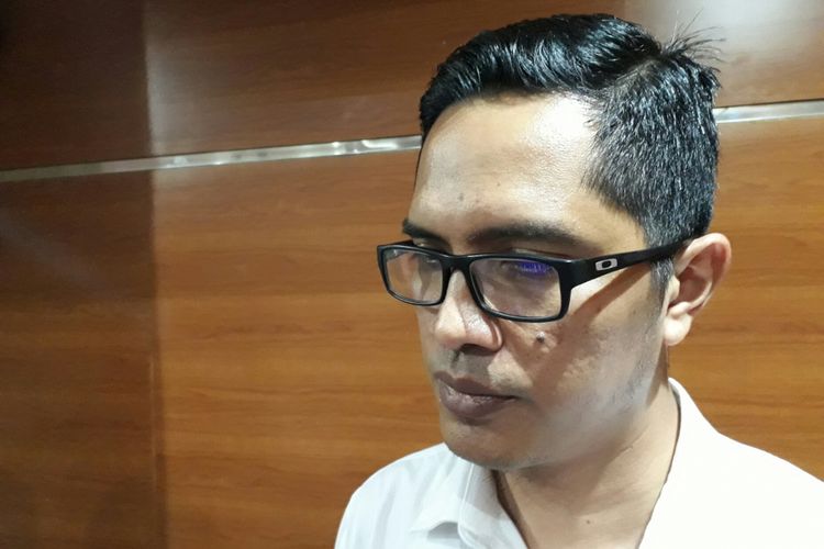 Jubir KPK Febri Diansyah, Senin (14/8/2017)