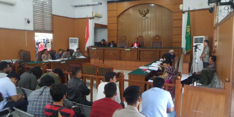 Sidang praperadilan yang diajukan Setya Novanto di Pengadilan Tipikor Jakarta, Jumat (8/12/2017)