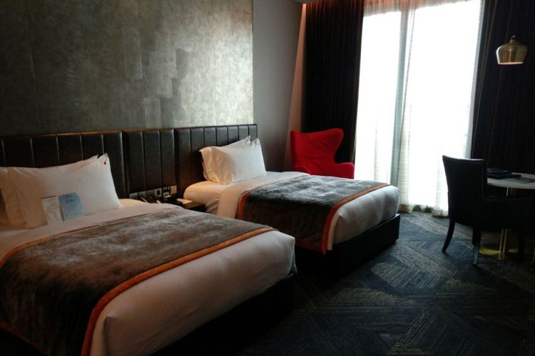 Hard Rock Hotel di Resorts World Sentosa, Singapura(KOMPAS.com/NIBRAS NADA NAILUFAR)
